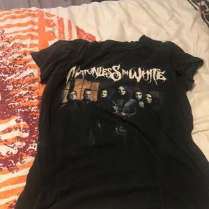 Motionless in white t-shirt